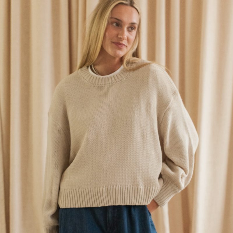 Latte Knit Sweater
